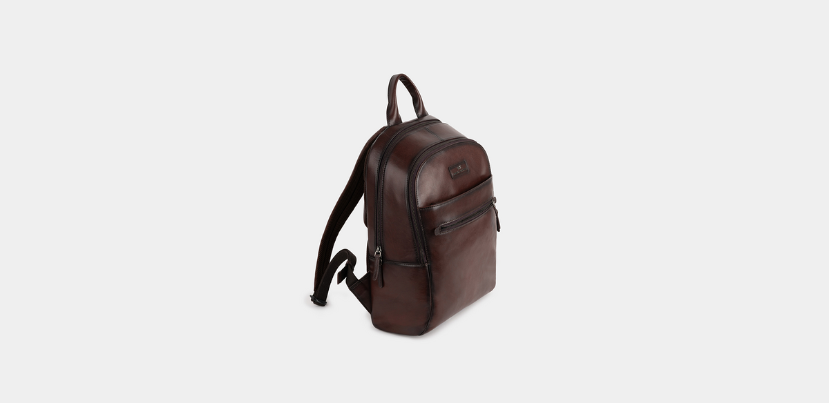 Mochila Budapest de piel de vacuno
